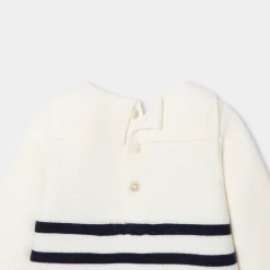 Barboteuse bébé Mon premier Jacadi - blanc/marine