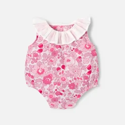 Barboteuse pour peluche lapin moyen modèle - rose/multicolore