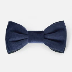 Barrette noeud en velours et paillettes - marine jacadi