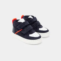Baskets montantes bébé garçon - marine jacadi