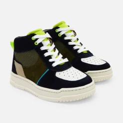 Baskets montantes enfant garçon - bleu