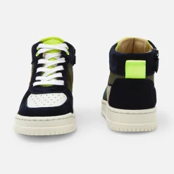 Baskets montantes enfant garçon - bleu