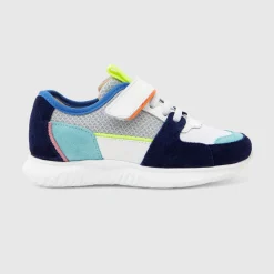 Baskets running enfant - bleu