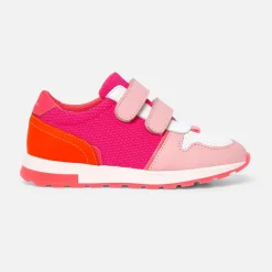 Baskets running enfant fille - rose/multicolore
