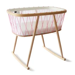Berceau Kumi Charlie Crane - rose/gris