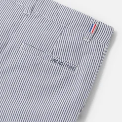 Bermuda rayé enfant garçon - blanc/bleu