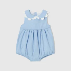 Bloomer bébé fille en fil à fil - chambray