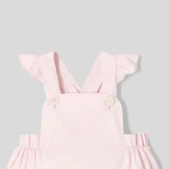 Bloomer bébé fille en fil à fil - rose/blanc