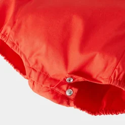 Bloomer bébé fille en popeline - rouge brique
