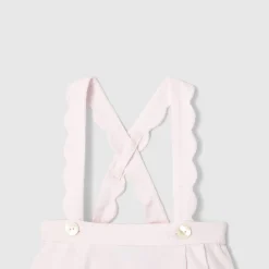 Bloomer bébé fille en velours - rose pale jacadi