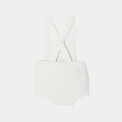 Bloomer en tricot bébé garçon - blanc doux jacadi