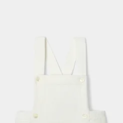 Bloomer en tricot bébé garçon - blanc doux jacadi