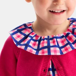 Blouse bébé fille à carreaux - blanc/multicolore