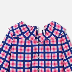 Blouse bébé fille à carreaux - blanc/multicolore