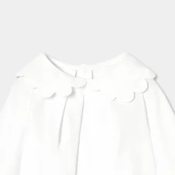 Blouse bébé manches longues - blanc jacadi
