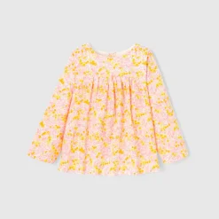 Blouse en tissu Liberty enfant fille - Jacadi x Tohana - jaune/multicolore