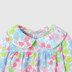 Blouse pour peluche lapin moyen modèle - blanc/multicolore