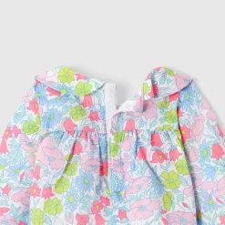 Blouse pour peluche lapin moyen modèle - blanc/multicolore