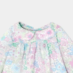 Blouse pour peluche lapin moyen modèle - blanc/multicolore