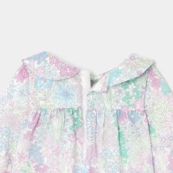 Blouse pour peluche lapin moyen modèle - blanc/multicolore