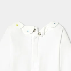 Body bébé fille à col pétales - blanc jacadi