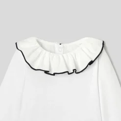 Body bébé fille à collerette - blanc jacadi