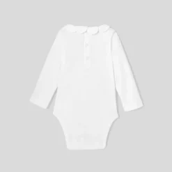 Body bébé fille col pétales - blanc jacadi