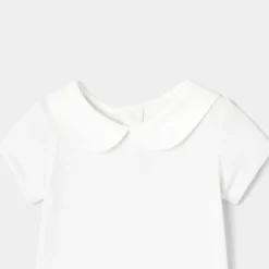 Body bébé fille manches courtes - blanc jacadi