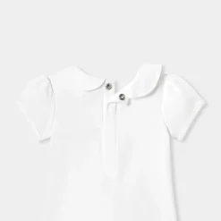 Body bébé fille manches courtes - blanc jacadi