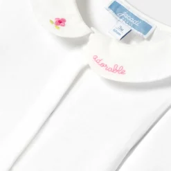 Body bébé fille manches longues - blanc jacadi
