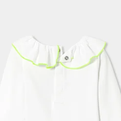 Body bébé fille manches longues - blanc jacadi