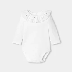 Body bébé fille manches longues - blanc jacadi