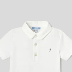 Body bébé garçon col en Oxford - blanc jacadi
