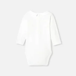 Body bébé garçon manches longues - blanc jacadi