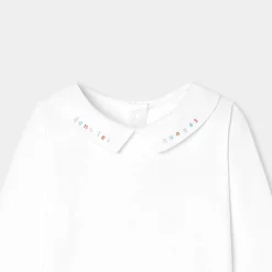 Body bébé garçon manches longues - blanc jacadi