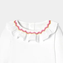 Body manches longues bébé fille - blanc jacadi