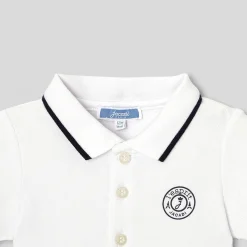Body polo bébé garçon - blanc jacadi