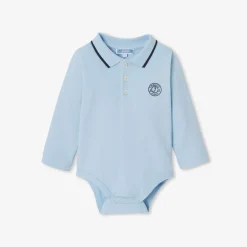 Body polo bébé garçon - bleu clair jacadi