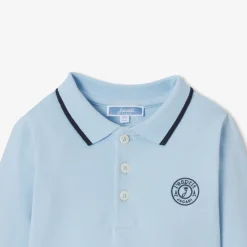 Body polo bébé garçon - bleu clair jacadi