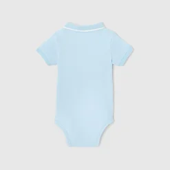 Body polo bébé garçon - bleu clair jacadi