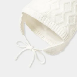 Bonnet bébé - blanc doux jacadi