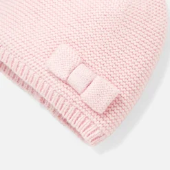 Bonnet bébé fille - rose pale jacadi
