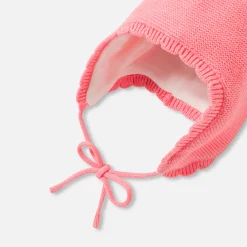 Bonnet bébé fille - rose/multicolore