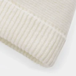 Bonnet bébé fille en cachemire - blanc jacadi