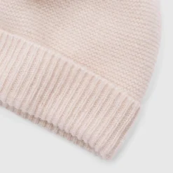 Bonnet bébé fille en cachemire - rose poudre jacadi