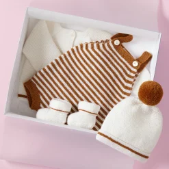 Bonnet Love Maille collection solidaire - blanc/jaune