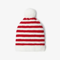 Bonnet Love Maille Collection Solidaire - blanc/rouge