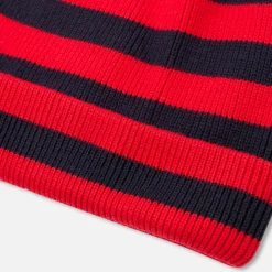 Bonnet marin enfant - marine/rouge