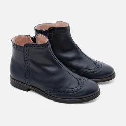 Boots enfant fille en cuir