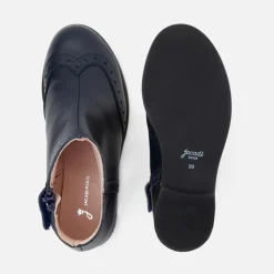 Boots enfant fille en cuir